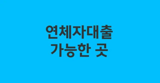 연체자대출 서류 준비에 필요한 것들