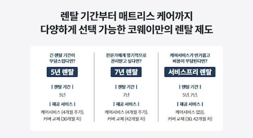 웅진코웨이침대렌탈 부모님 선물로 딱